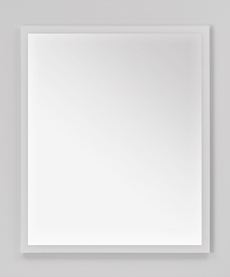 Frameless allen + roth dimmable LED bathroom wall mirror, model 75-102, recalled in October 2024 because the glass can come away from its base