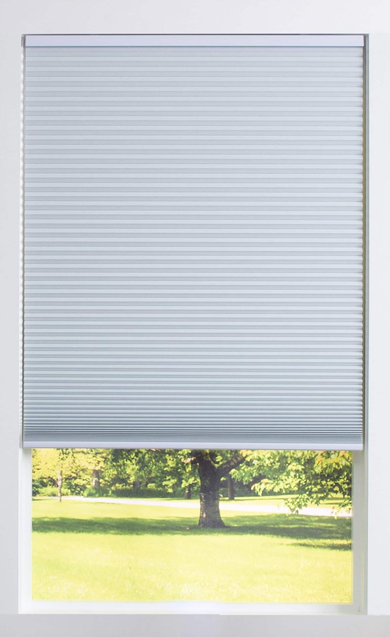 allen + roth cordless blackout cellular shade with 1.5-inch honeycomb cells